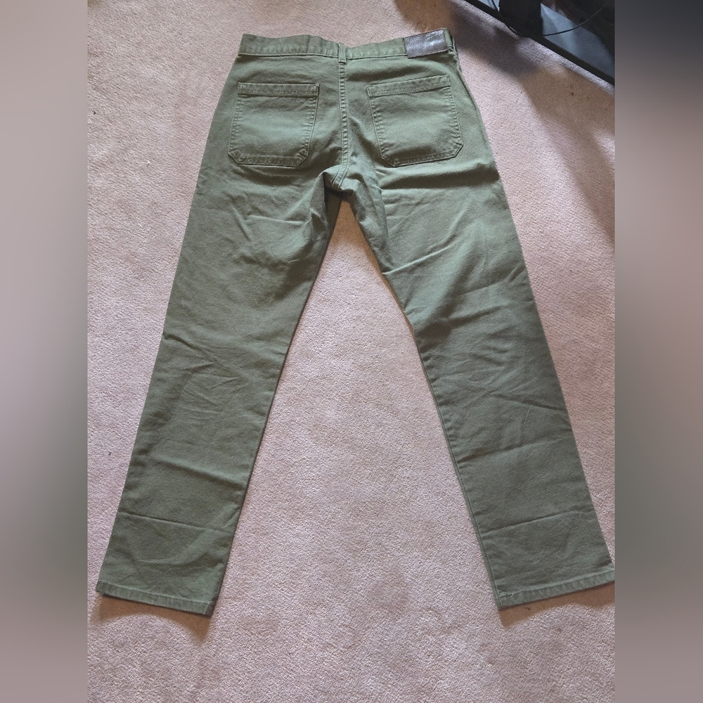 Naked & Famous Denim Green Fatigue Pants